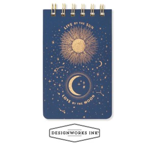 PPS56-1005EU Notepad - Live By The Sun - Love By The Moon